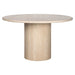 Richmond Ronde Eettafel Renaissance Travertin, 130cm - Beige