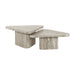 Richmond Salontafel Dwayne Marmer, Set van 2 stuks - Wit - Japandi