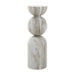 Richmond Zuil Lewis Marmer, 80cm hoog - Wit