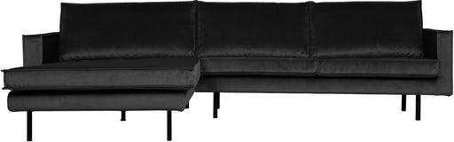 WOOOD Loungebank Rodeo Links, Velvet - Antraciet - BePureHome - ThatLyfeStyle