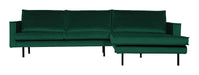 WOOOD Loungebank Rodeo Rechts, Velvet - Green Forest - BePureHome