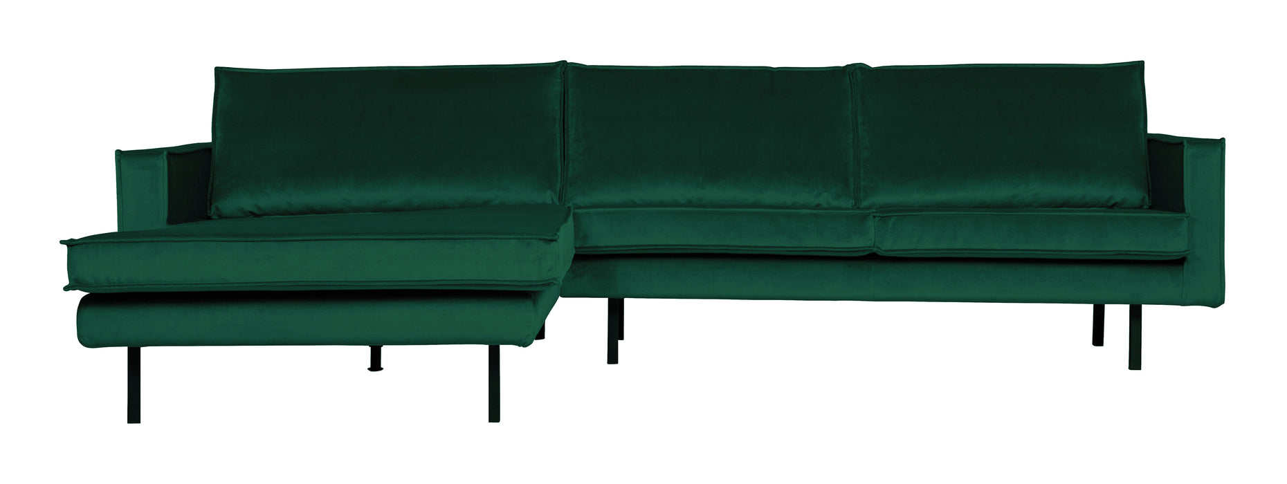 WOOOD Loungebank Rodeo Links, Velvet - Green Forest - BePureHome