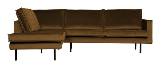 WOOOD Hoekbank Rodeo Links, Velvet - Honing Geel - BePureHome - ThatLyfeStyle