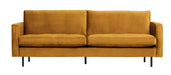 WOOOD Bank Rodeo 2,5-zits, Velvet - Oker - BePureHome