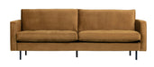 WOOOD Bank Rodeo 2,5-zits, Velvet - Honing Geel - BePureHome