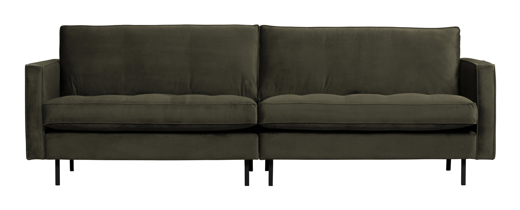 WOOOD Bank Rodeo 3-zits, Velvet - Dark Green - BePureHome