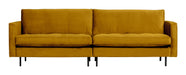 WOOOD Bank Rodeo 3-zits, Velvet - Oker - BePureHome