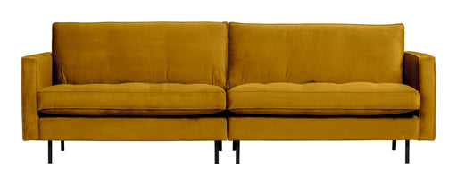 WOOOD Bank Rodeo 3-zits, Velvet - Oker - BePureHome