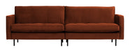 WOOOD Bank Rodeo 3-zits, Velvet - Roestbruin - BePureHome - ThatLyfeStyle