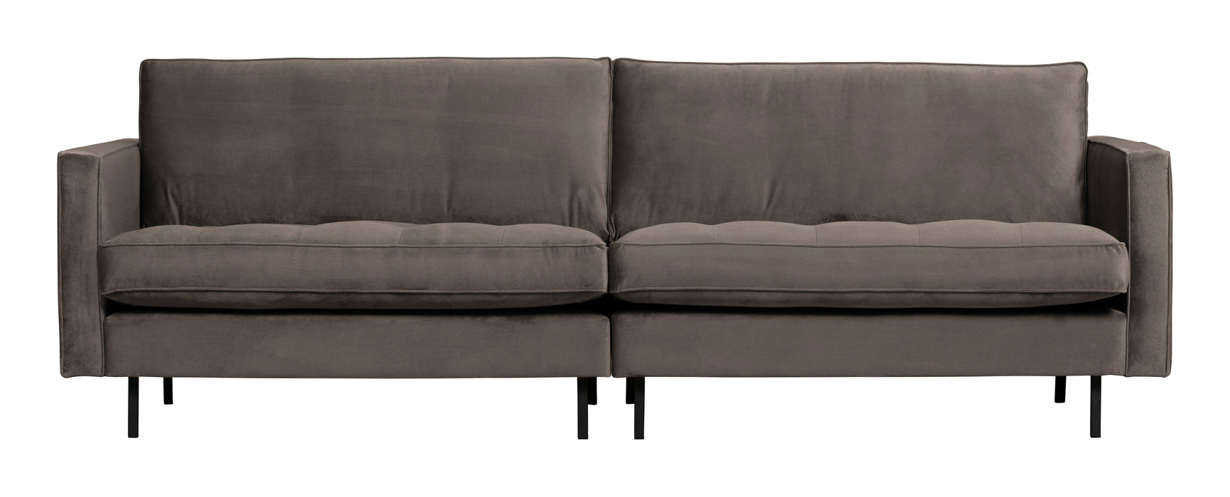 WOOOD Bank Rodeo 3-zits, Velvet - Taupe - BePureHome