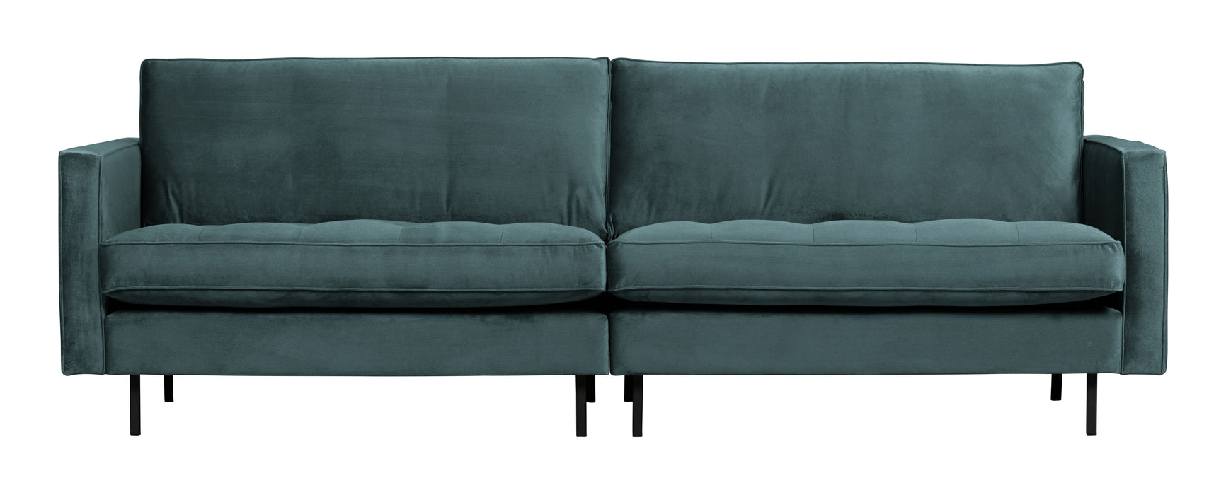 WOOOD Bank Rodeo 3-zits, Velvet - Teal - BePureHome