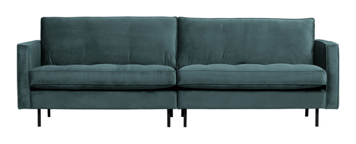 WOOOD Bank Rodeo 3-zits, Velvet - Teal - BePureHome