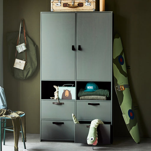 vtwonen Garderobekast Stage 185 x 103cm - Groen - ThatLyfeStyle