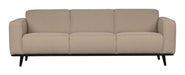 WOOOD Bank Statement 3-zits, Bouclé - Beige - BePureHome
