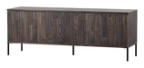 WOOOD TV-meubel New Gravure Essenhout, 150cm - Espresso - Exclusive