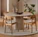 Bendt Ronde Eettafel Lasonya Marmer, 130cm - Bruin