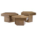 Richmond Salontafel Hexa Set van 3 stuks - Brushed Gold
