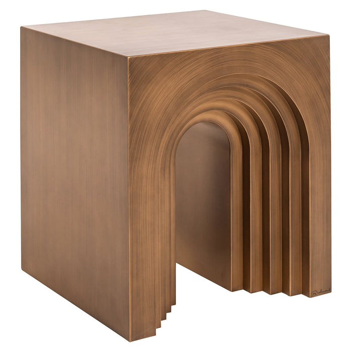 Richmond Bijzettafel Vevey 50 x 50cm - Brushed Gold - Vierkant