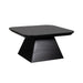 Richmond Salontafel Bonvoy Eiken 70 x 70 cm - Zwart - Vierkant