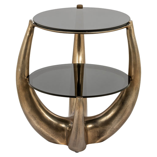 Richmond Bijzettafel Aida 61 x 48cm - Goud - Rond