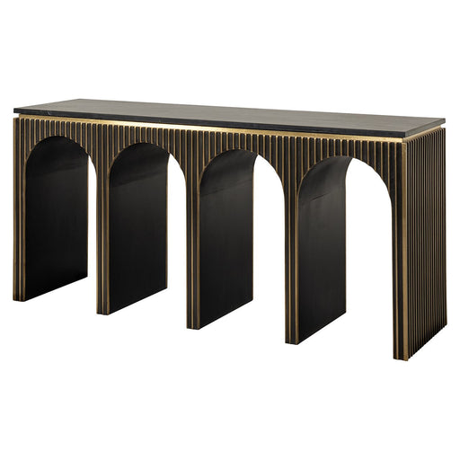 Richmond Sidetable Les Arcs Marmer en brass, 160cm - Brushed gold