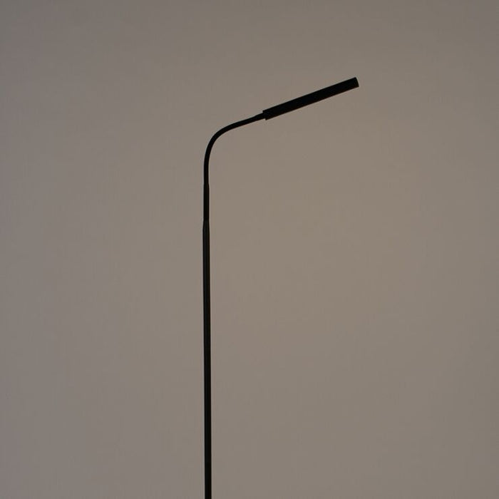 Design vloerlamp zwart LED touch dimmer - Palka