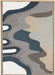 Zuiver Wanddecoratie Coastal Mangohout en stof, 104 x 75cm - Blauw