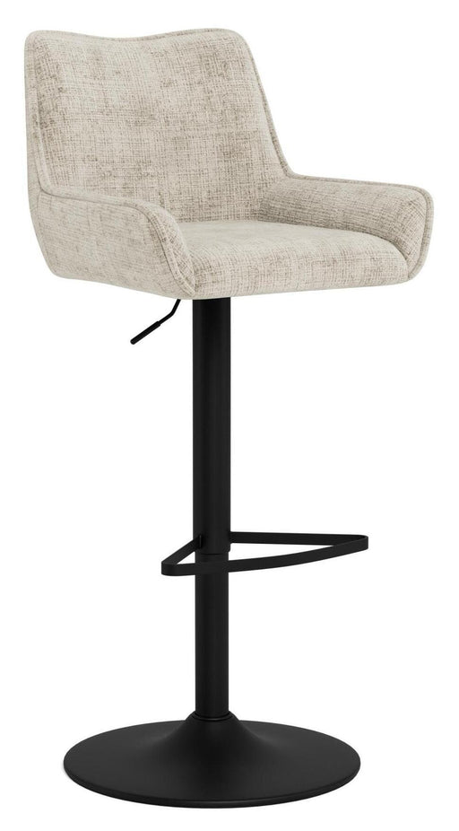 Bendt Draaibare Barkruk Erika Chenille - Beige (zithoogte 64-85cm) - ThatLyfeStyle