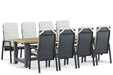 Lifestyle Vivaro/San Francisco 300x100 cm dining tuinset 9-delig