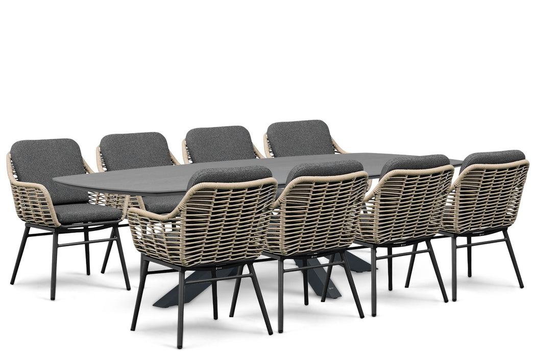 Coco Antoni/Voyage 300x120 cm dining tuinset 9-delig