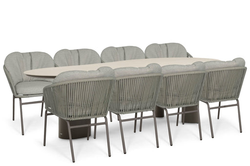 Coco Livo/Weave 300x120 cm dining tuinset 9-delig