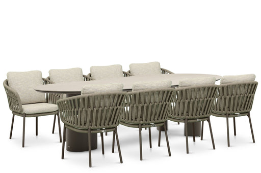 Coco Viento/Weave 300x120 cm dining tuinset 9-delig
