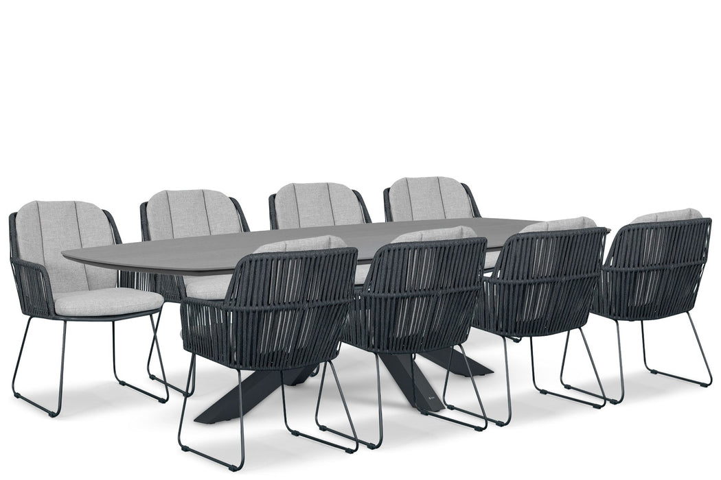 Domani Trivento/Voyage 300x120 cm dining tuinset 9-delig