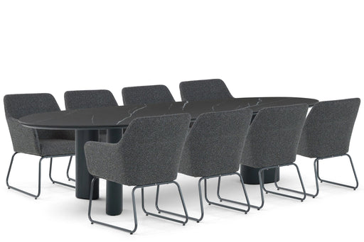 Lifestyle Lugo/Weave 300 cm dining tuinset 9-delig