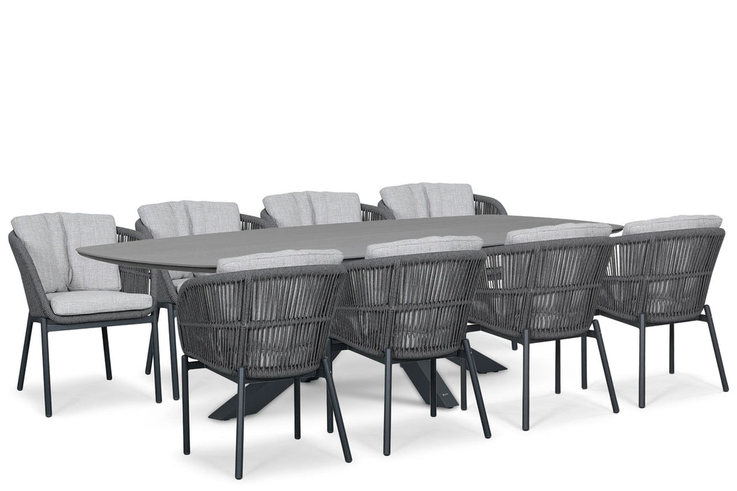 Lifestyle Monaco/Voyage 300x120 cm dining tuinset 9-delig - 25935