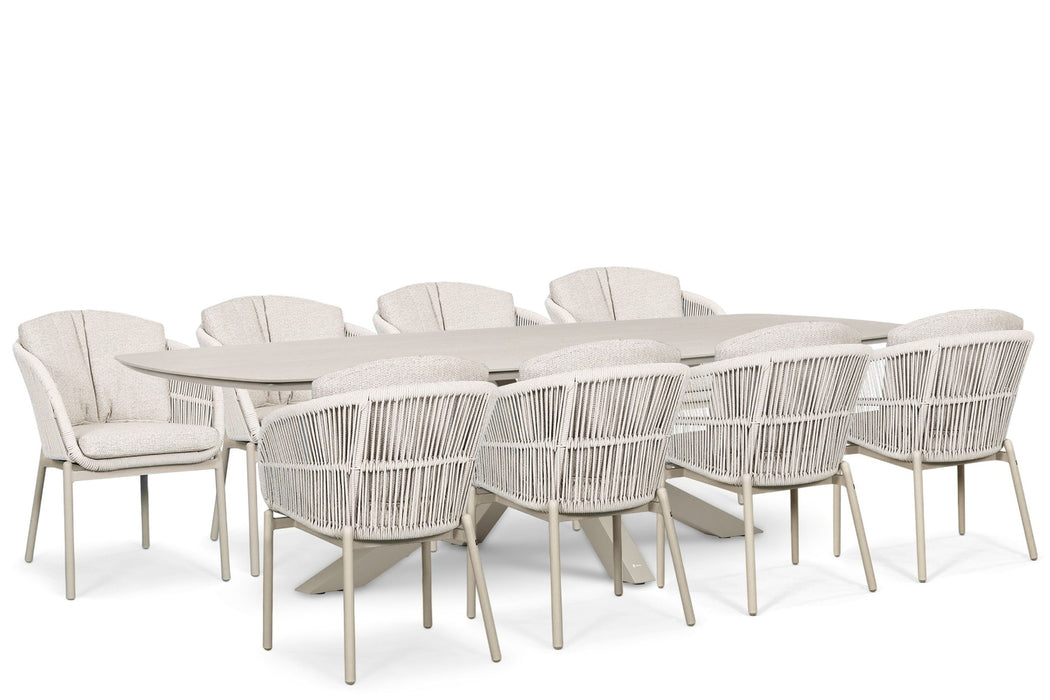 Lifestyle Monaco/Voyage 300x120 cm dining tuinset 9-delig - 25916