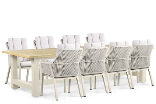 Lifestyle Verona/San Francisco 300 cm dining tuinset 9-delig