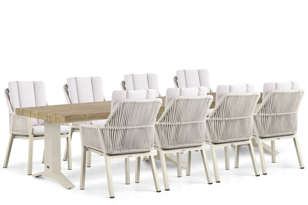 Lifestyle Verona/Superior 330 cm dining tuinset 9-delig