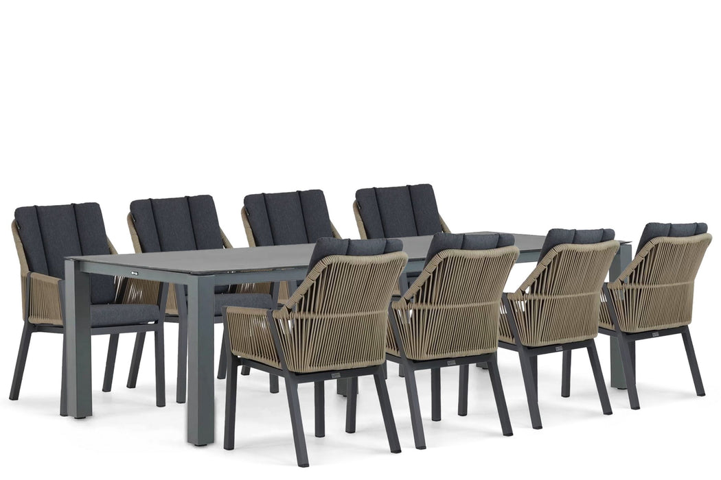 Lifestyle Verona/Yoko 300 cm dining tuinset 9-delig - 23079