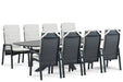 Lifestyle Vivaro/Voyage 300x120 cm dining tuinset 9-delig