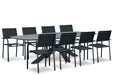Presto Brentino/Voyage 300x120 cm dining tuinset 9-delig