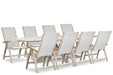 Presto Tarenta/Voyage 300x120 cm dining tuinset 9-delig