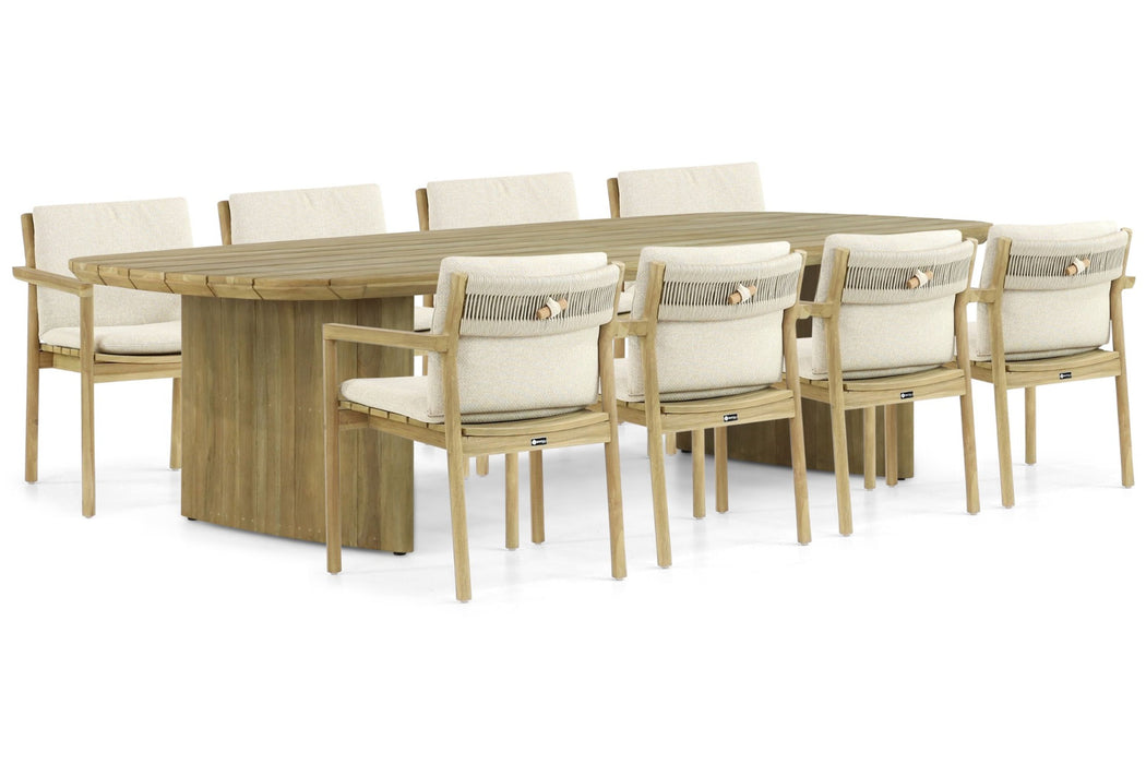 Santika Suka/Falcon 300 cm dining tuinset 9-delig - 22950