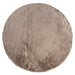 Richmond Rond Vloerkleed Saifo Furry, 160cm - Zand