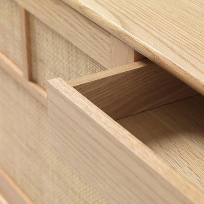 Boas houten sideboard naturel - 180 x 45 cm