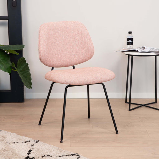 Eleonora Eetkamerstoel Lynn - Roze Fletcher - ThatLyfeStyle