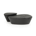 Eleonora Salontafel Mila Set van 2 stuks Organisch - Zwart - ThatLyfeStyle