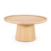 Eleonora Salontafel Leia Eikenhout, 80cm - Naturel - Rond