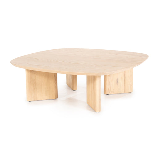 Eleonora Salontafel Stef Eiken, 100 x 100cm - Naturel - Vierkant - ThatLyfeStyle