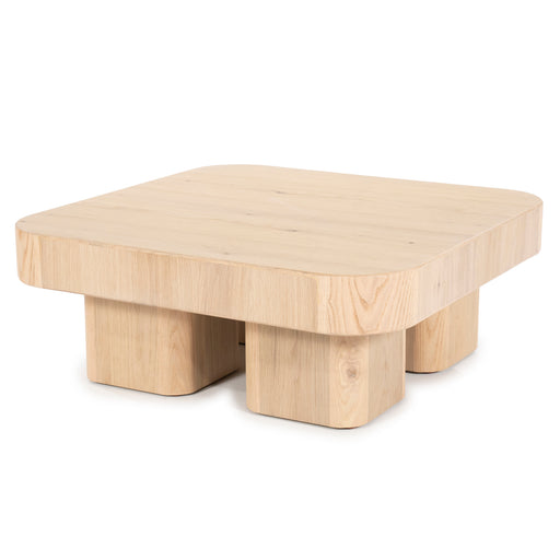 Eleonora Salontafel Harmonie Eiken, 80 x 80cm - Naturel - Vierkant - ThatLyfeStyle
